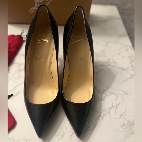 Black Christian Loubouton Heels! - Picture 3 of 6